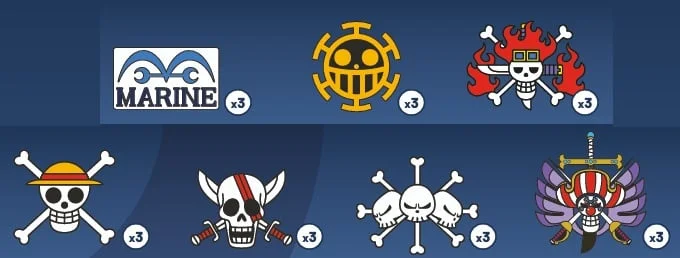 One Piece Pin Badges Series 1 4 cm Blind Box - 1 Unidade Aleatória